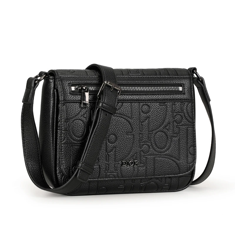 Sac Messenger à rabat black grave