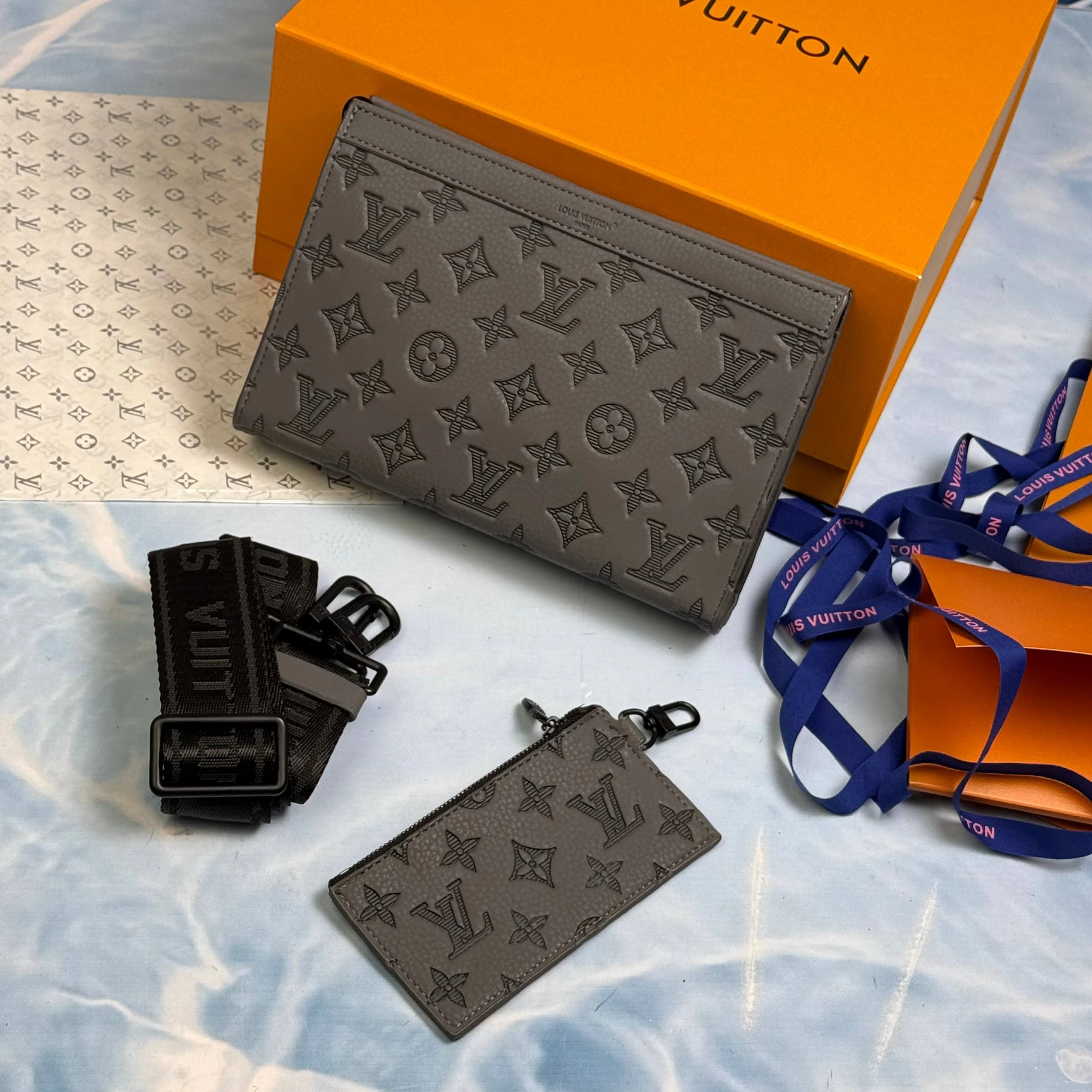 SACOCHE 3IN1 LOUIS VUITTON MONO GRIS