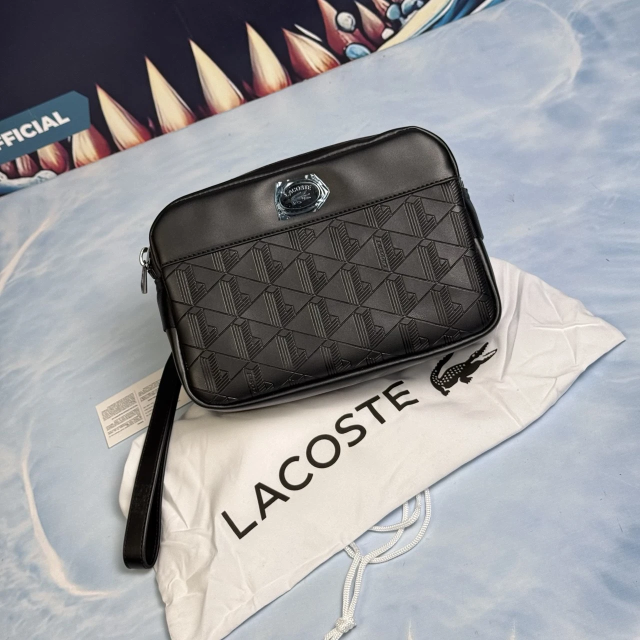 sac a main lacoste black luxury