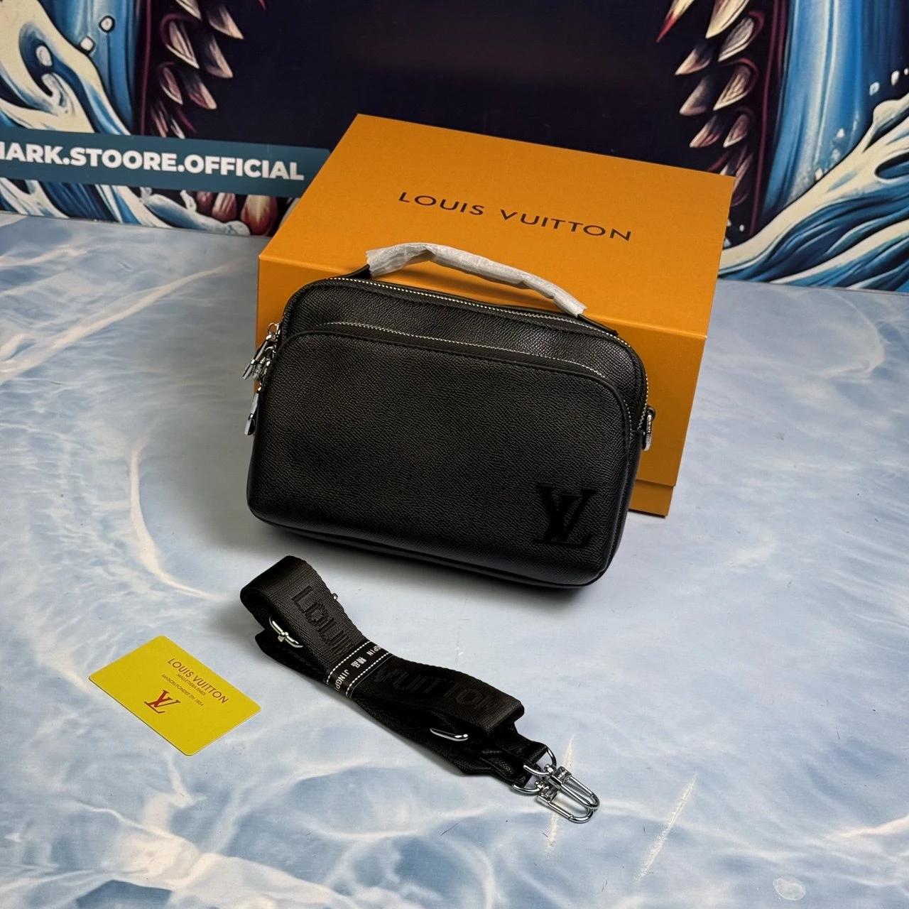 2in1 louis vuitton black lux
