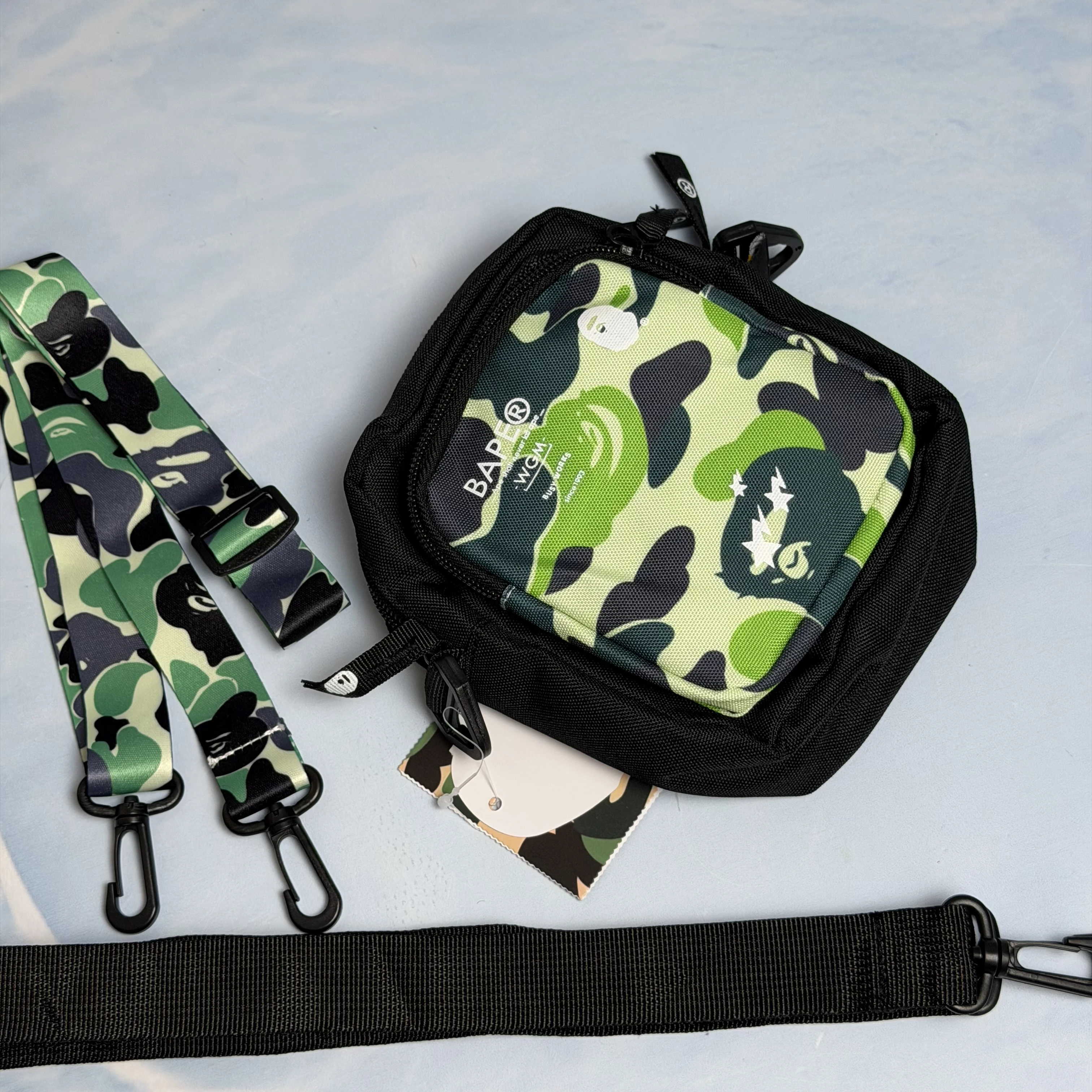 Mini sacoche Bape green