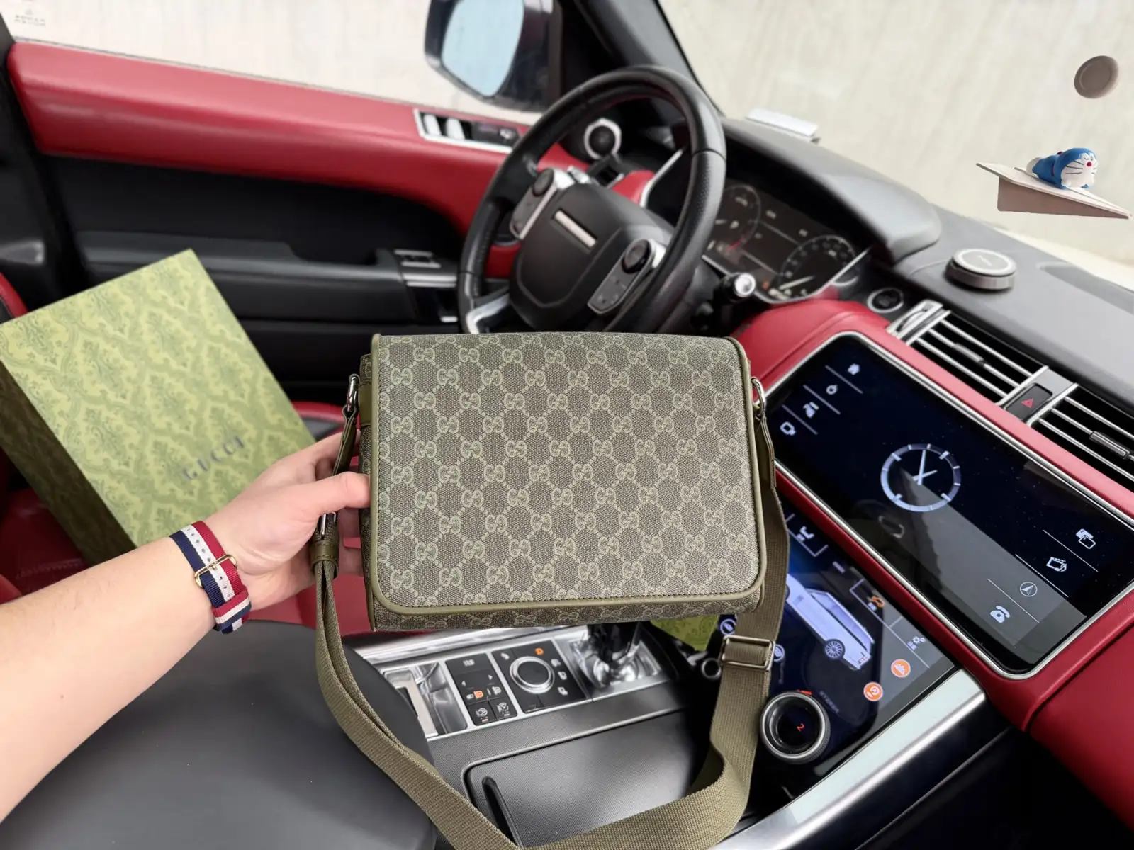 Sacoche Gucci facture green