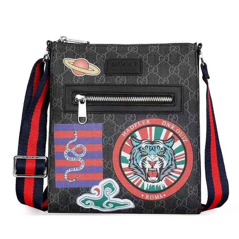 Sacoche Gucci gg gris Tiger