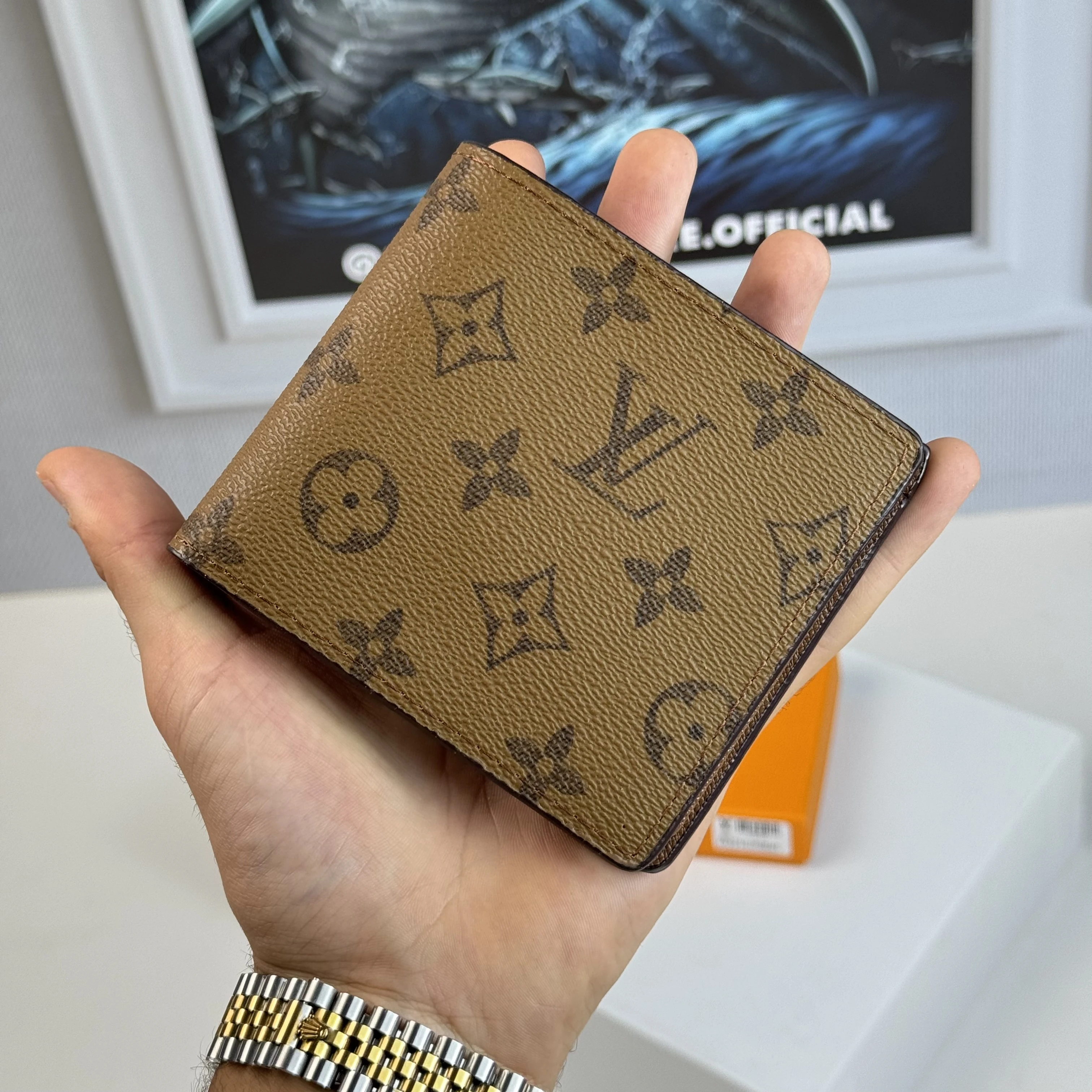 Portefeuille Louis Vuitton caramel